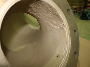 立管弯头遭受侵蚀–腐蚀 立管弯头遭受侵蚀–腐蚀